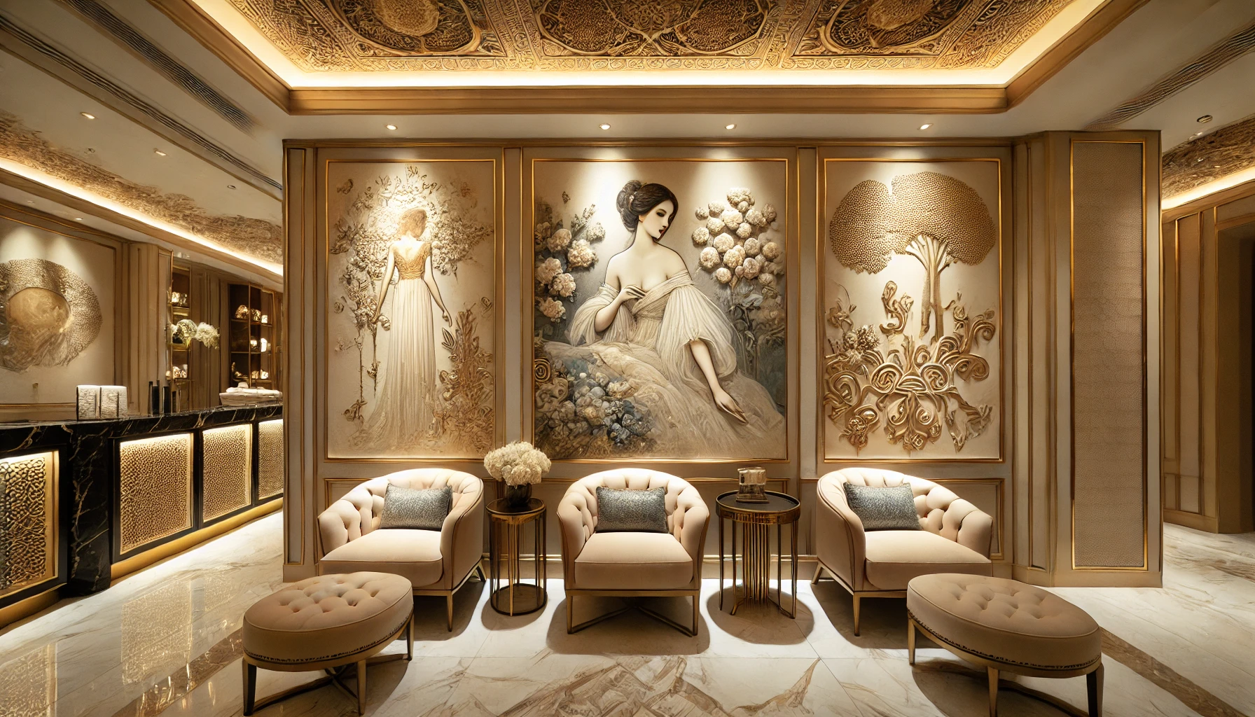 Lợi ích của tranh trang trí trong Spa 5 Bức tranh có các tác phẩm nghệ thuật tuyệt đẹp như tranh trừu tượng, chân dung phong cách và thiết kế tinh xảo. 🌟🎨✨