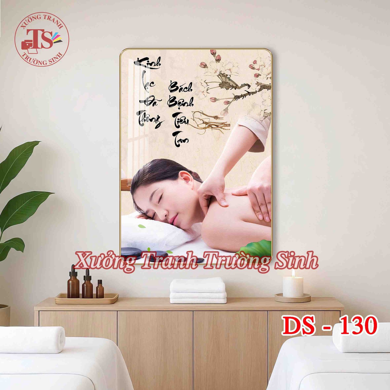 Tranh Dưỡng Sinh Đông Y, Chăm Sóc Sức Khỏe – Tranh Tráng Gương Treo Tường